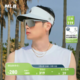 MLB官方 男女情侣时尚空顶帽休闲百搭遮阳帽潮流夏季SC003 洛杉矶道奇队/米白色 均码