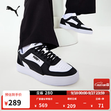 彪马（PUMA）经典透气休闲板鞋男女秋季小白鞋运动鞋CAVEN 399398 白-黑色-黑色-03 38 【尺码偏小】