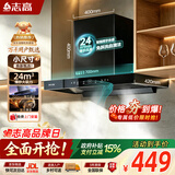 志高（CHIGO）【政府补贴15%】油烟机小户型顶吸抽油烟机欧式机 免拆洗挥手智控一级能效 T15 可配燃气灶