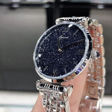 Spirra阿妈妮情人节礼物满天星手表女士2025年新款镶钻简约气质防水品牌 0014白壳星空面