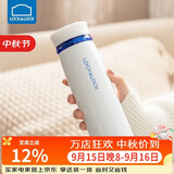 乐扣乐扣（LOCK&LOCK）不锈钢情侣学生保温杯菲特旋转盖轻量杯450ml白蓝 LHC4131WB
