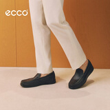 爱步（ECCO）豆豆鞋男 轻奢商务休闲鞋一脚蹬鞋增高乐福鞋 S轻巧莫克540514 HL 黑色54051401001 43