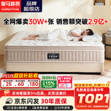 海马亦言床垫 席梦思天然乳胶椰棕独立弹簧五星级十大酒店双面加厚品牌 护脊B款:【21CM】羊绒+2CM护脊棉+独立弹簧 卷包发货 1.8x2.0米
