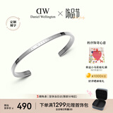 丹尼尔惠灵顿（DanielWellington）dw手镯男经典星光银手镯大号情侣款DW002生日礼物送男友