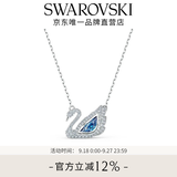 施华洛世奇（SWAROVSKI）【生日礼物】Swan优雅天鹅项链女吊坠轻奢送女友老婆女 125周年蓝色5533397