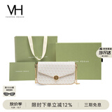 VANESSA HOGAN VH女包山茶花信封包轻奢老花链条小包单肩斜挎包生日礼物送女友