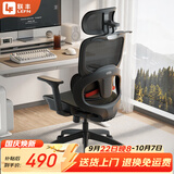 联丰（LIANFENG）E-100S人体工学电脑椅子家用老板椅电竞椅靠背座椅撑腰办公椅