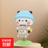 新款一二布布摇摇车载汽车中控台摆件车内可爱用品情侣公仔 摇摇乐款【一二】