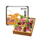 游牧御品 烤肉食材520g 2-3人家庭装 烤肉套餐烧烤食材6种 牛肉生鲜
