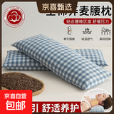 中式多功能全棉荞麦壳护腰枕定型垫腿护腰枕护颈沙发靠背垫枕芯 浅蓝LK 多功能荞麦护腰枕