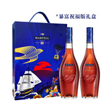 马爹利（Martell）洋酒 名士干邑白兰地 350ml*2 PLUS礼盒  