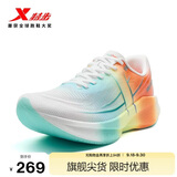 特步【加速度】360X 2.0入门级竞速碳板秋季透气轻便减震回弹男跑鞋