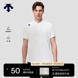 迪桑特（DESCENTE）TRAINING男士TOYOBO吸湿速干防晒UPF50+短袖POLO衫夏季新款 WT-白色 XL (180/100A)