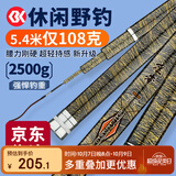 SIMAGO喜曼多鱼竿手竿超轻全能综合竿进口碳布5H28调鲫鲤鱼台钓竿8.1米