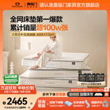 喜临门白骑士床垫加厚进口乳胶护脊黄麻 独袋弹簧家用 白骑士plus+小海浪深睡记忆枕(一对) 1.8*2米