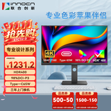 联合创新27英寸4K显示器 广色域HDR400 Type-C65W 苹果mac伴侣 出厂校准 办公电脑显示屏27C1U-D