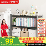 溢彩年华厨房置物架落地收纳架可移动货架架储物架三层【50*40*80cm】6631