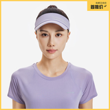 迪卡侬（DECATHLON）空顶帽男女夏天遮阳帽太阳帽鸭舌帽户外运动帽跑步帽子RUNC 淡紫撞色 空顶帽松紧带款（建议头围56-60厘米）