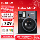 富士（FUJIFILM）拍立得instax mini99 mini90minievo一次成像相机即拍即得相纸 送女生生日礼物【刮刮乐抽相纸】 MINI 41 黑色【店铺特价】 官方标配【不含相纸】