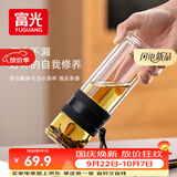 富光双层玻璃杯 泡茶杯茶水分离杯子 高硼硅玻璃水杯商务男女士290ML