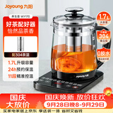九阳（Joyoung）0胶水养生壶煮茶器煮茶壶11段温控24h预约保温 1.7L玻璃花茶壶 恒温冲奶电水壶 WY170