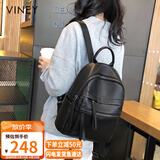 viney双肩包女学生通勤书包轻便旅游旅行背包轻奢电脑包生日礼物送女友