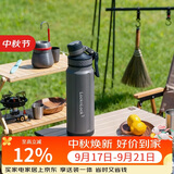 乐扣乐扣（LOCK&LOCK）探索保温保冷杯316L保温杯户外便携保温壶大容量水杯子1L黑色