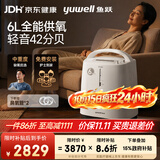 鱼跃医用制氧机吸氧机轻音家用老人5L升级6L升中重度缺氧8F-6AW