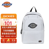 Dickies双肩背包男女轻便大学生书包大容量户外旅行包电脑包 黑白熊猫色