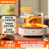 苏泊尔（SUPOR）电陶炉煮茶电磁炉家用电磁炉灶新型迷你小型简易大功率速热轻音火锅围炉煮茶炉C10-CS15