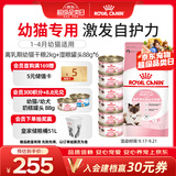 皇家猫粮 离乳期幼猫粮干湿套装BK34 2KG+幼猫湿粮罐头BMC 88g*6