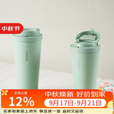 乐扣乐扣（LOCK&LOCK）遇见元气保温保冷咖啡杯男女高颜值水杯子550ML薄荷绿
