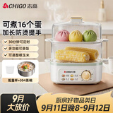 志高（CHIGO）煮蛋器 蒸蛋器双层小蒸锅 智能定时自动断电2026款蒸蛋羹早餐一体机小型 JPZDQ859