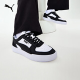 彪马（PUMA）经典透气休闲板鞋男女秋季小白鞋运动鞋CAVEN 399398 白-黑色-黑色-03 38 【尺码偏小】