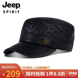 JEEP帽子男士羊皮帽秋冬季暖防寒棒球帽时尚休闲鸭舌帽男帽A0672