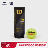 Wilson威尔胜美网公开赛官方男子比赛用球罐装3颗装【球身数字随机】