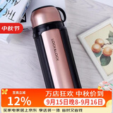 乐扣乐扣（LOCK&LOCK）保温壶304不锈钢大容量便携式家用保温保冷水壶户外露营旅行壶1.5L金色