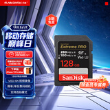 Sandisk闪迪128GB SD内存卡 6K视频 V60 U3 C10 高速相机存储卡 读速280MB/s 写速100MB/s 高清拍摄 畅快连拍