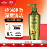 施华蔻（Schwarzkopf）生姜精华洗发露400ml 净爽控油蓬松柔顺洗发水 无硅油洗头膏