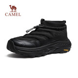 骆驼（CAMEL）【火焰山】防泼水抓地保暖户外徒步雪地靴男 G15W342004 黑色 43