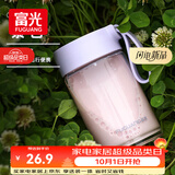 富光玻璃杯高硼硅玻璃水杯子女生便携牛奶咖啡刻度高颜值茶杯330ml