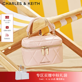 CHARLES&KEITH菱格链条手提斜挎小方包盒子包包女包生日礼物送女友CK2-80782534 粉红色Pink（新色） 小包