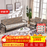 天坛家具沙发床两用经典可折叠布艺沙发现代简约单人沙发组合 沙发床 三人位