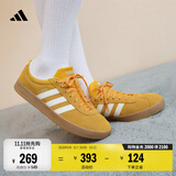 adidas「T头鞋」VL COURT CLASSIC板鞋德训鞋男女阿迪达斯轻运动   黄色/亮白/汉玉白（推荐女生选小半码）   38.5