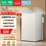 容声95L租房冰箱小冰箱小型家用冷柜一级能效节能低噪省占地租房宿舍立式冷柜小冰箱BC-95D12国家补贴