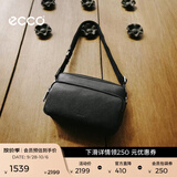 爱步（ECCO）斜挎包 时尚包包手提包黑色简约功能包 相机包 9107759 黑色910775990000 均码