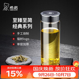希诺单层玻璃杯2026新款大容量水杯男家用办公车载泡茶杯子XN-CD002C