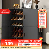 安尔雅 鞋柜入户门口鞋架多层家用鞋子简易宿舍楼道大容量走廊收纳鞋盒