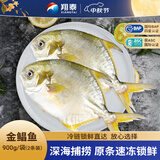 翔泰海南金鲳鱼净重900g2条装(大小搭配） 鱼类生鲜 海鲜水产