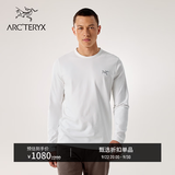 ARC'TERYX始祖鸟 CAPTIVE ARC'WORD LS 透气 男子 棉质长袖T恤 WHITE LIGHT/石膏白 M